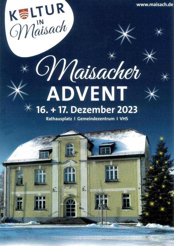 Maisacher Advent Plakat